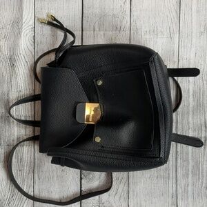 Steve Madden black backpack purse